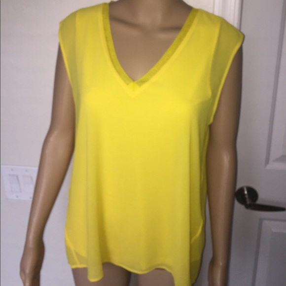 COPY - MICHAEL Michael Kors Rib V-Neck Georgette … - Picture 2 of 8